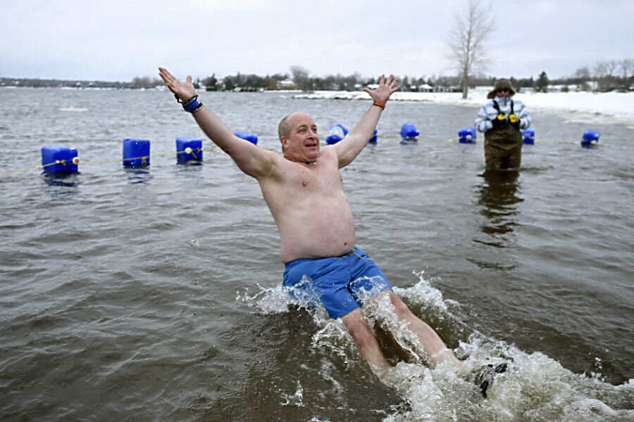 Polar Bear Club plunge The science of an icy dip